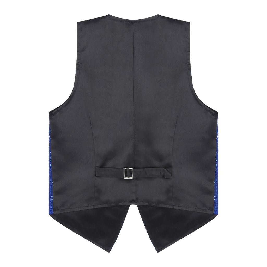 Мужской женский блестящий жилет без рукавов с блестками, жилет, куртка, костюм, Блейзер, карнавальный сценический костюм