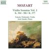 CD WOLFGANG AMADEUS MOZART; JEN? JAND? - Violin Sonatas 1 8553110 Naxos Non Japan ObiClassical Used