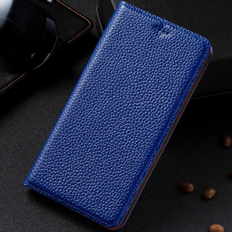 Samsung A25 5G Genuine Leather Flip Cover for Samsung A15 and A05/A05S, Anti-Fall Litchi Protective Case