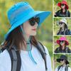 Foldable Bucket Hat Breathable Beach Cap Men Women Sun Cap