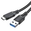 Кабель USB Type C 0,2 м [POTRRCIUSUER] USB-A - USB-C 10 Гбит/с высокоскоростная передача данных USB3.1 Gen2 60 Вт (3А/20В) быстрая зарядка тип c Зарядный кабель