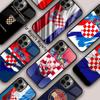 ФЛАГ ХОРВАТИИ ГЕРБ Магнитный Чехол для Телефона ДЛЯ APPLE iPhone 17 Air 16 14 13 12 Pro Max 15 Plus Беспроводная Зарядка MagSafe Чехол