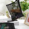 Zipper Bag Makeup Bag Large Capacity Storage Toiletry Bag Fashion Mesh Cosmetic Bag  Travel