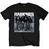 Ramones Первый Альбом Мужская Черная Футболка 100% Хлопок Мужские Футболки Топ Ramones Классическая Футболка