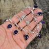 Natural Amethyst Silver Necklace, Purple Color Necklace, Gemstone Necklace, 925 Sterling Silver Jewelry, 925 Silver Crystal Dainty Necklace For Her