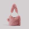 Сумка под мышкой, пушистая сумка, женская, 2025, зима, новая, нишевая, модная, сумочка, на одно плечо, ленивая плюшевая сумка