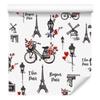 I Love Paris Wallpaper for Living Room and Bedroom 50x1000