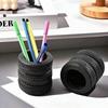 Tire Shaped Pen Holder Fun Desktop Stationery Organizer Space Saving Desk Storage for Home Office School Desk Decoration