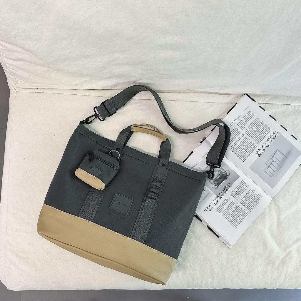 Школьный рюкзак корейская версия, высококлассный ретро повседневный универсальный нейлоновый для пары, большой вместимости уличная сумка-мессенджер