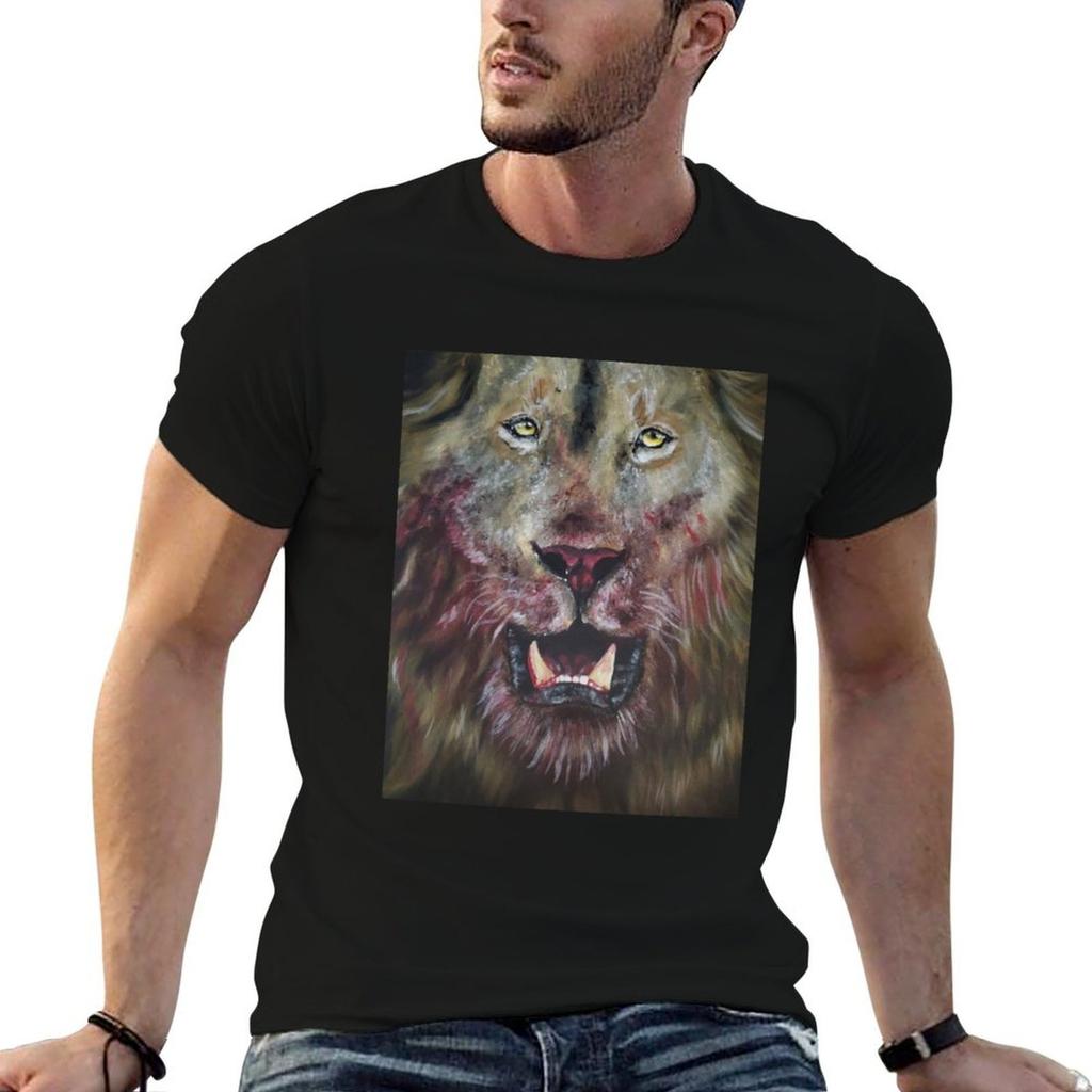 The Bloody Lion Eats Tonight TShirt Lightweight Cooling Short Sleeve Tee