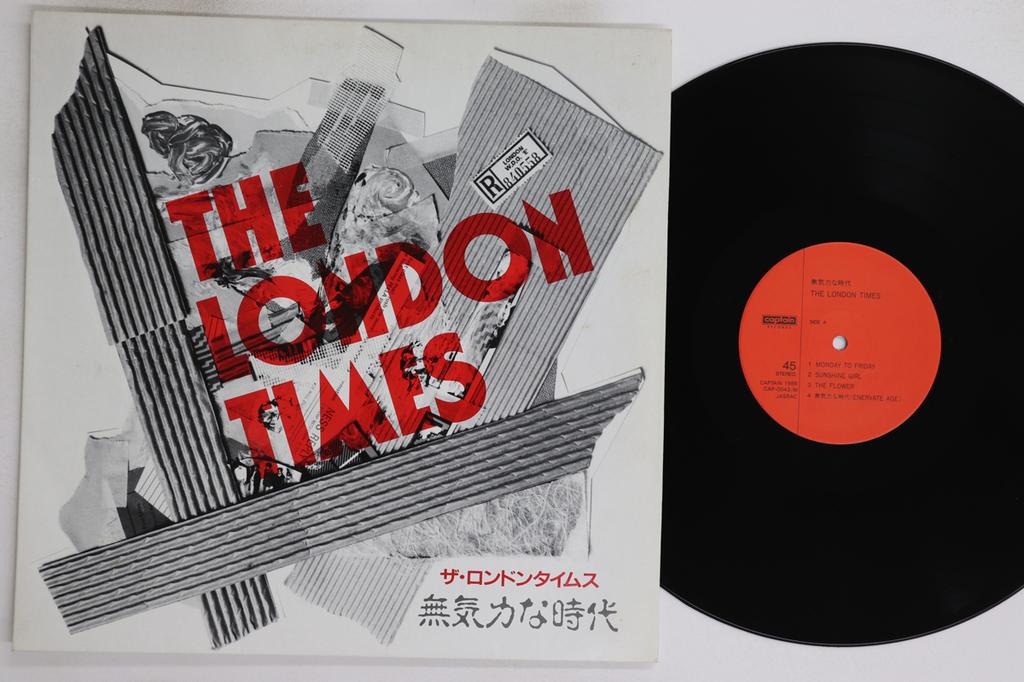 12inch Record LONDON TIMES - Mukiryokuna Jidai CAP0043M CAPTAIN 1986 Japan Japanese Pop/Rock Used