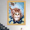5D DIY алмазная живопись милые животные кошка вышивка крестиком полная дрель круглая/квадратная вышивка мозаика художественная картина из страз домашний декор