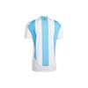 adidas Аргентина 24 Домашний трикотаж Белый/Синий Взрыв Мужская Уличная одежда IP8409