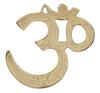 Brass Om Ganesha Wall Hanging Sculpture Religious Wall Decor