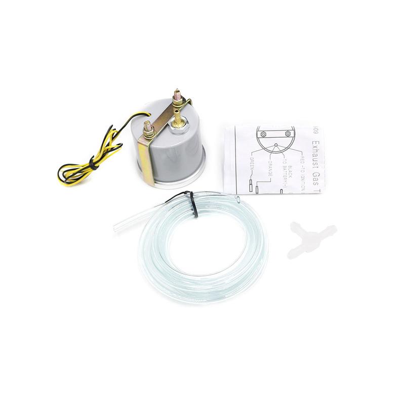 2"52mm 12V Racing Car Auto Turbo Boost Gauge -30In.hg~35PSI Smoke Lens Turbo Kit White LED Display Turbo Pressure Meter