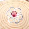 Natural Pink Tourmaline Gemstone 925 Sterling Silver Jewelry Handmade Boho Ring RR-21-18