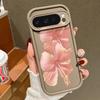 Pink Hibiscus Flower Pattern Case For Google Pixel 10 Pro XL Shockproof Bumper Silicone Cover For Pixel 9A 9 8 7 Pro 8A 7A