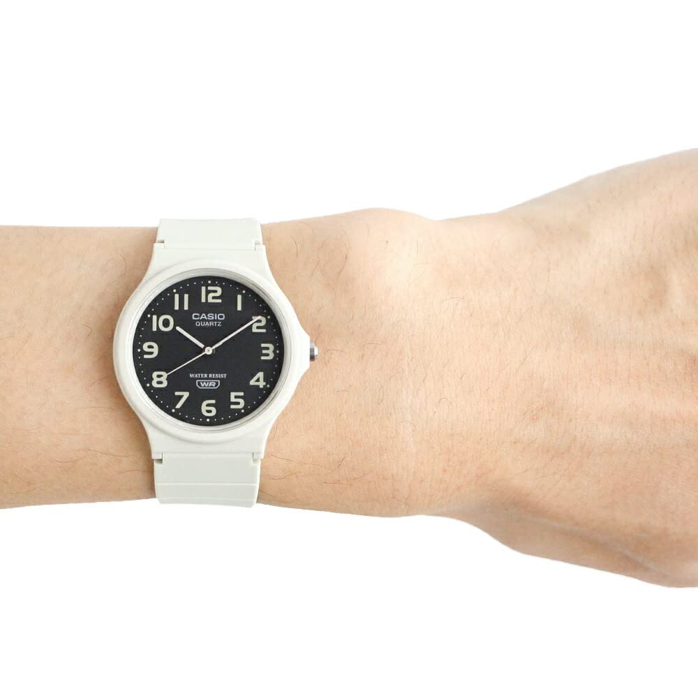 CASIO Casio Standard Cheap Casio Watch Unisex Ivory Black Men's Women's MQ-24UC-8B