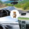 Car Rear Mirror Decoration, 2 Pieces, Car Decoration, Cute, Deb, Dog, Cat, Mascot, Key