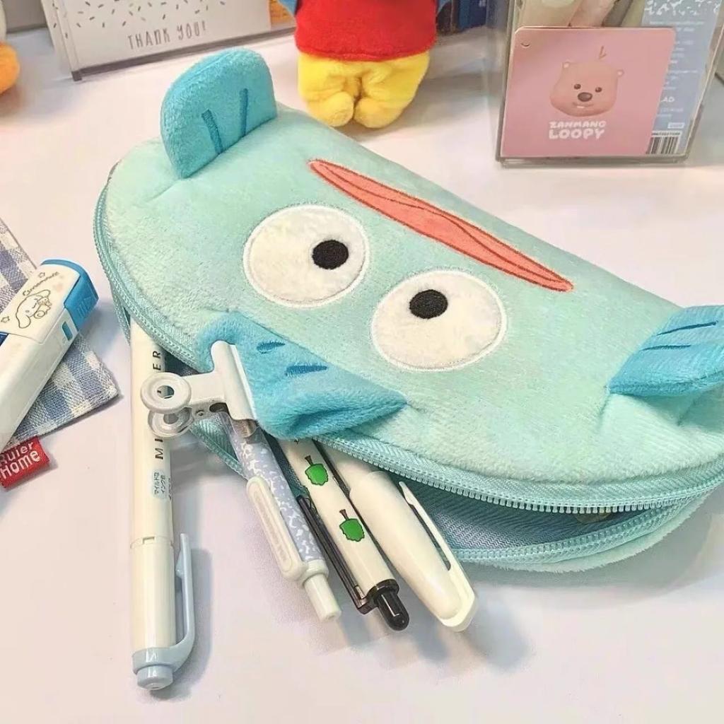 Cute Cartoon Pencil Case Plush Pencil Bag Large Capacity Pencil Pouch Storage Cosmetic Bag Pen Holder Back To School Supplies
