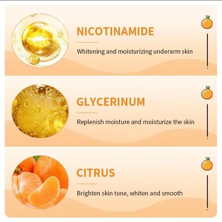 1шт крем с витамином С для осветления кожи, отбеливающий подмышки, локти, колени, осветляющий крем для кожи, увлажняющий лосьон для тела, крем для осветления меланина