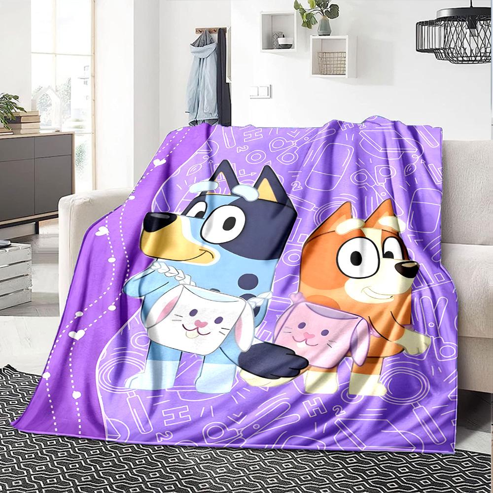 1pc B-Blucy Blanket, Gift, for Men and Women, Soft Blanket, Good for Sofa Bed Couch Travel, Lightweight Flannel Blanket