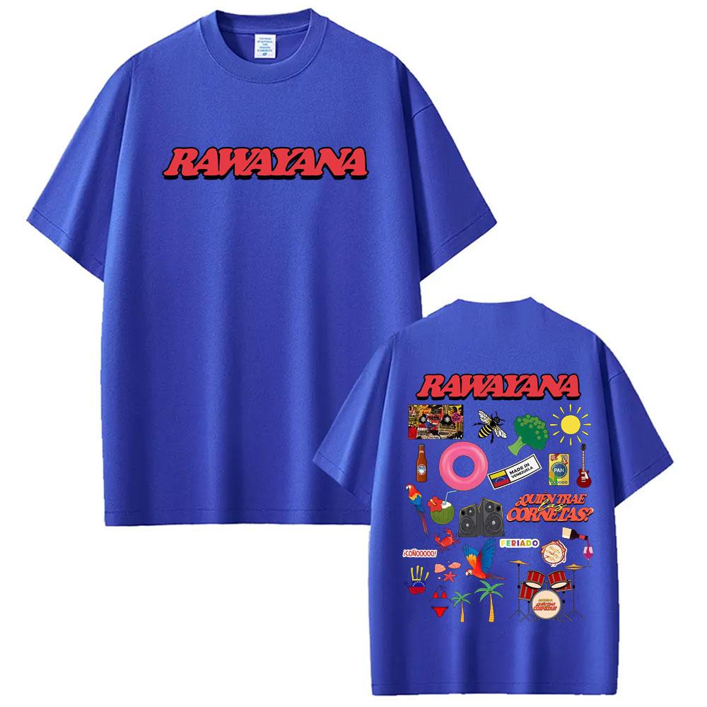 Rawayana ¿Donde Es El After Album Tour Printed T Shirts Unisex Women Fashion Gothic Tshirt Unisex Summer High Quality ONeck T Shirt