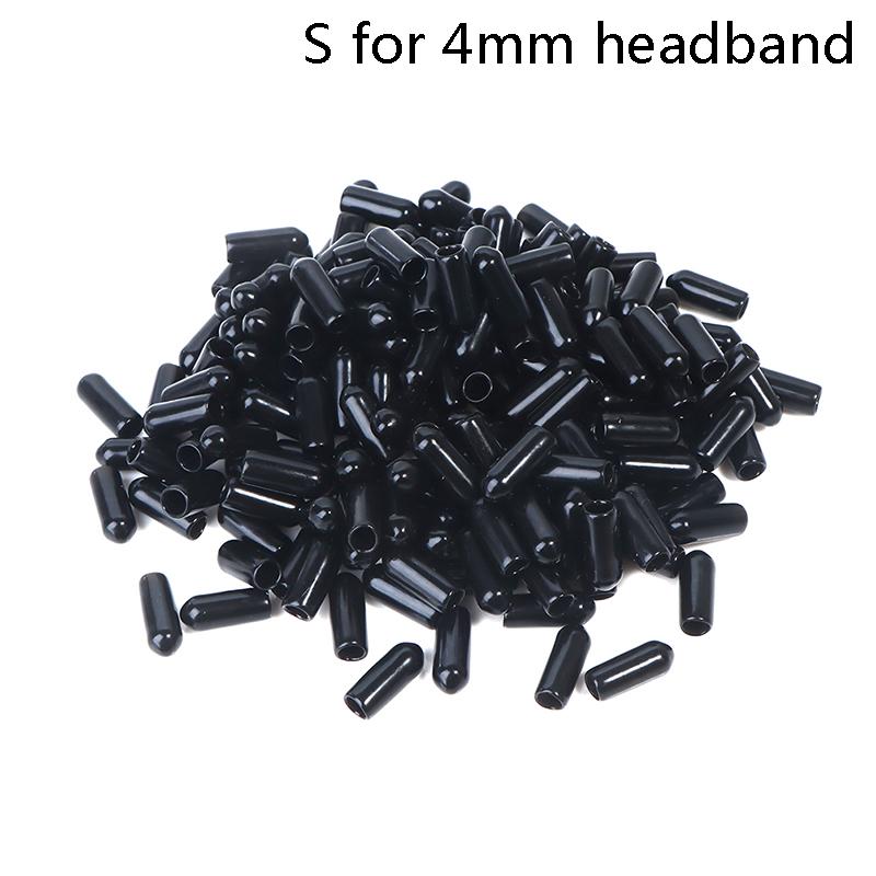 200pcs Rubber Round End Caps For Push-In Caps Of Pipeline Thread Protectors.