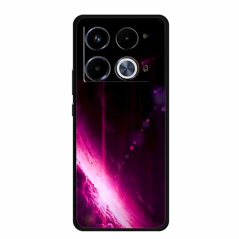 For Infinix Note 40 Case X6853 Space Soft Silicone TPU Astronaut Back Cover Phone Cases For Infinix Note 40 Pro 5G 4G Coque Para