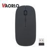 VAORLO 1600 точек на дюйм USB оптическая беспроводная компьютерная мышь 2,4G приемник супер тонкие мыши для ноутбуков ПК