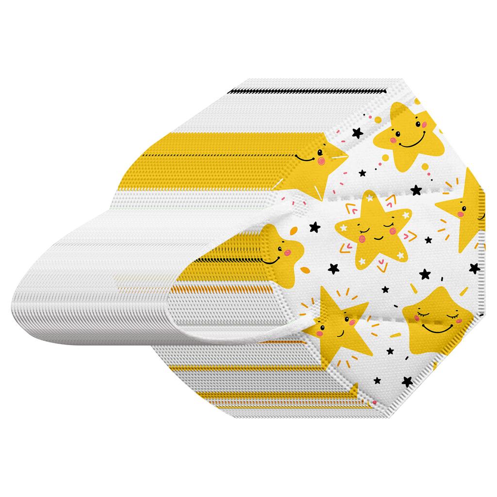 Children's Fruit  Series Printed Face Mask 5-layer Daily Protective Breathable Face Mask