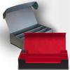 Outer Box Can Also Be Used for Areshika TCG Fortress Trading Card Case Leather Magnet Deck Case Card Case [The Storage] (Black Red)