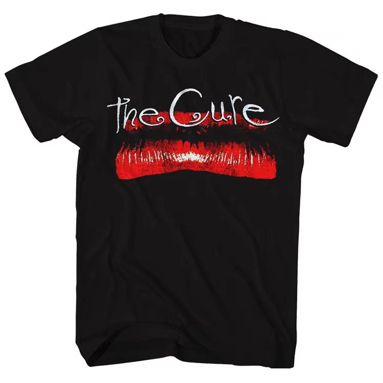 Hot The Cure Rock Band Boys Dont Cry Unisexs American Casual Shortsleeved Tshirt Oversized Unisex Cotton Y2k Short Sleeves Soft