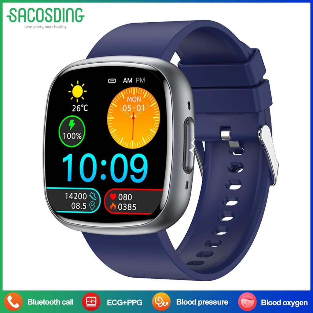2025 Smart Watch Blood Pressure Health Monitoring ECG HRV Bluetooth Call SOS Men Women Sport Fitness Tracker Blood Oxygen Watch