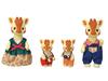 Calico Critters High Branch Giraffe Set of 4 Collectible Doll Family, Figures.