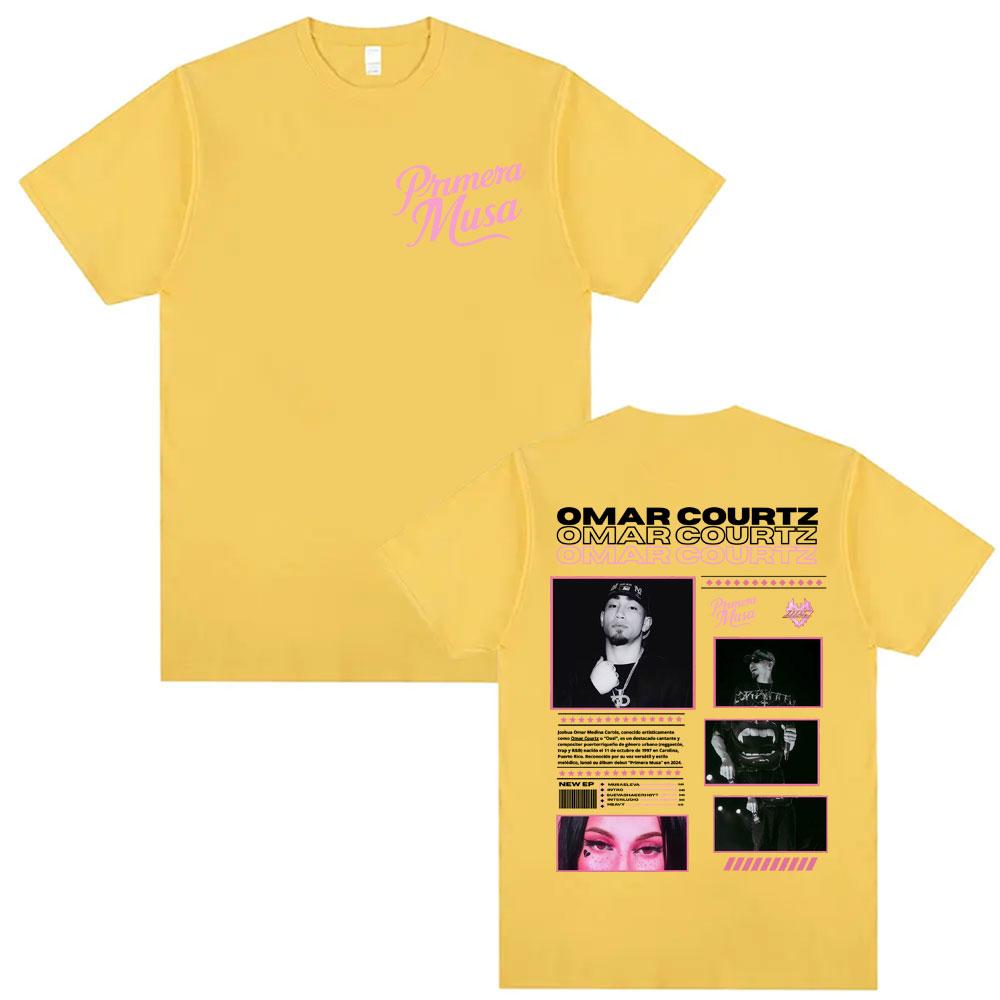 Omar Courtz Primera Musa Por Si Unisexana No Estoy New Album 2026 Tour Tshirts Unisex Women Fashion Casual Cotton Oversized T Shirts