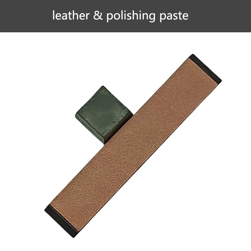 Knife Polishing Sharpener Sharpening Stone Leather Honing Strop Compound Grinding Knife Paste Polishing Paste Sharpening Tool