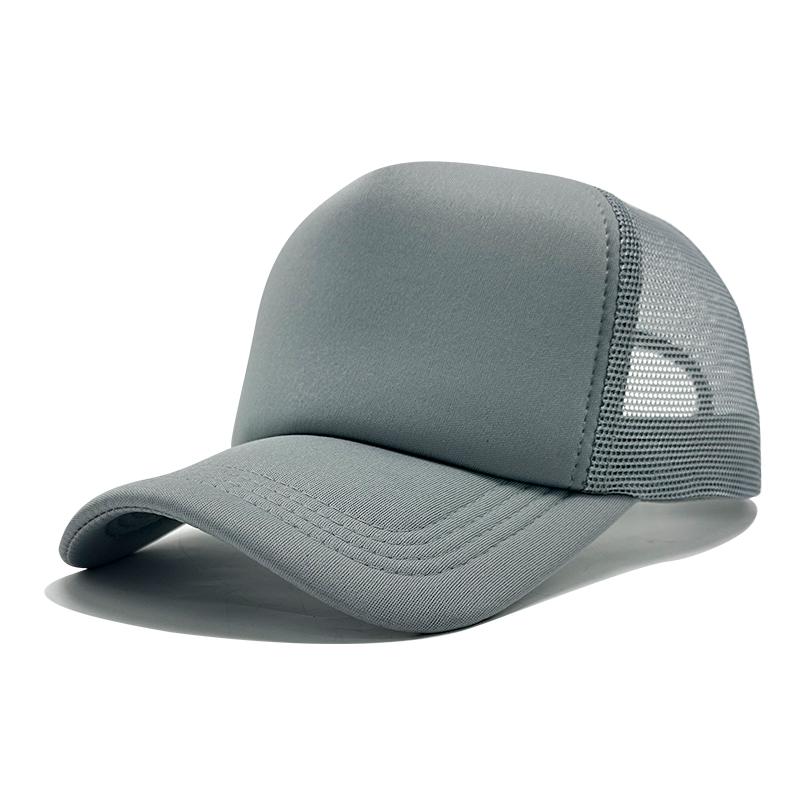 High Quality Custom 3D Embroidery Sublimation Print 5-Panel Trucker Mesh Cap Baseball Gorras Blank Foam Trucker Hat