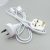 Transparent White Black UK AU EU US AC Desk Lamp Power Supply Extend Connector Adapter Cable Repair Cord Electric Switch Plug