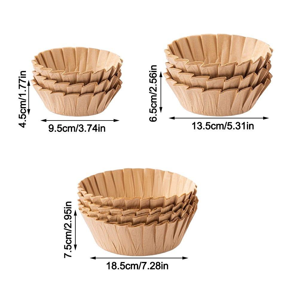4/6/8inch Cake Pan Liner Oilproof Basques Cake Paper New Baking Papers Kitchen Use
