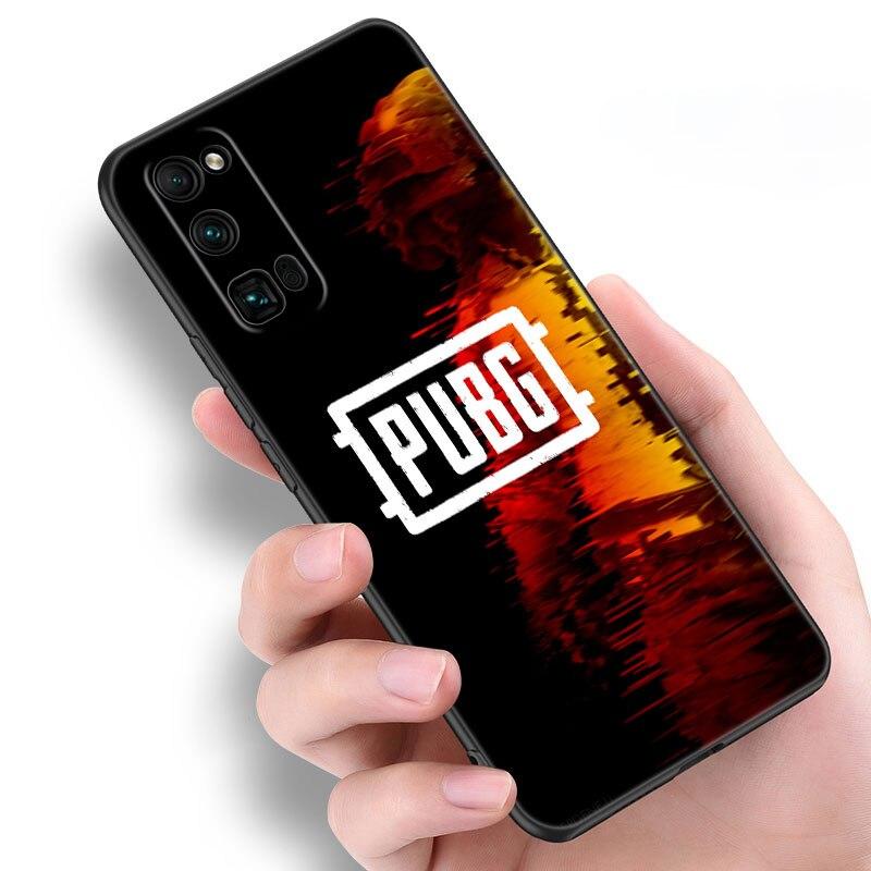 Чехол для игры Pubg для Huawei NOVA 8 9 Pro 8i 7i 7SE Y60 5T Mate 40 30 20 10 Lite Honor 50 30 Premium Pro Plus 30S, черный мягкий чехол