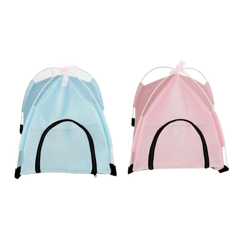 Простой летний вигвам для домика для питомца, комнатная палатка-вигвам для мелких животных, складное укрытие, мебель для питомца