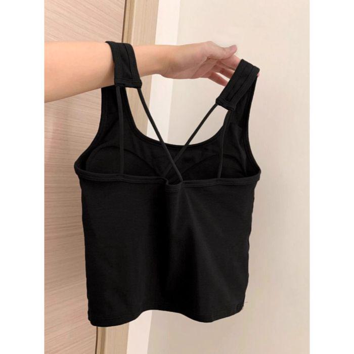 Женская утягивающая майка без рукавов с нагрудными вкладышами – новый стиль 2025 года, универсальный базовый топ.