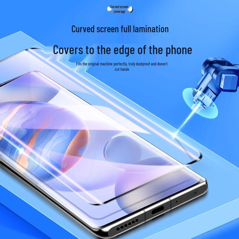 Защитное стекло для экрана Honor 30 Pro+ 5G (изогнутое, закаленное) | Защита от падений и синего света