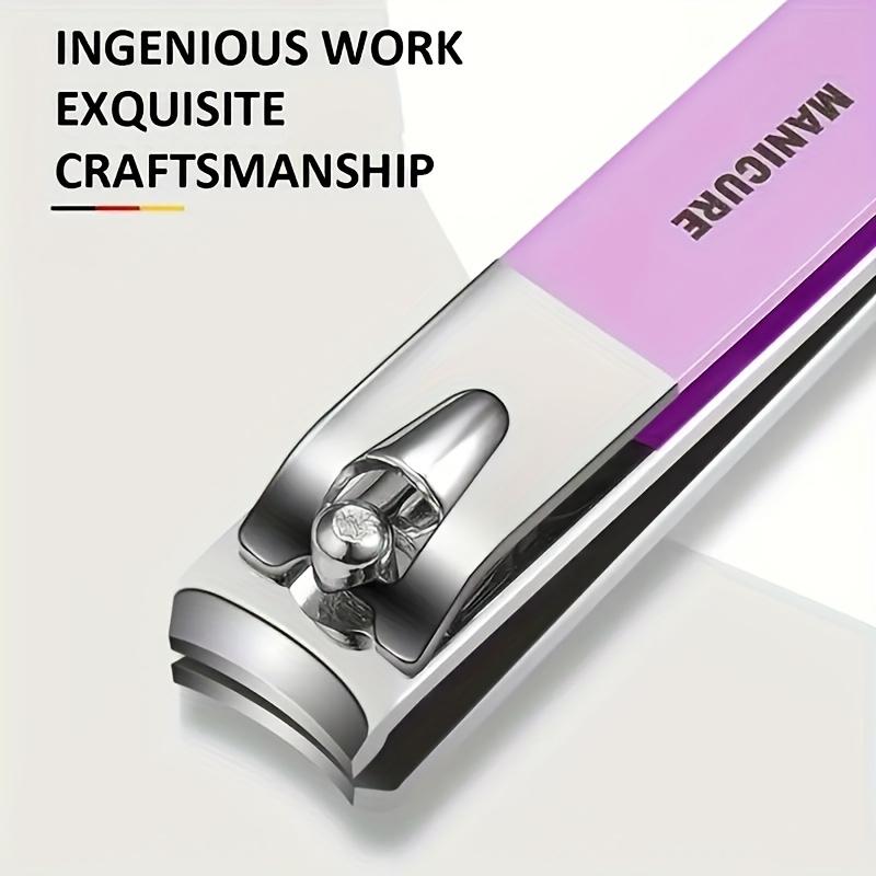 Профессиональный набор для ухода за ногтями из 16 предметов - вогнутые кусачки из нержавеющей стали для удаления омертвевшей кожи, щипчики для кутикулы, пилочка для ногтей и дорожный футляр для маникюра