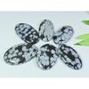 211Cts. Natural Snowflake Obsidian Oval Cabochon Loose Gemstone 06 Pcs Lot A-15
