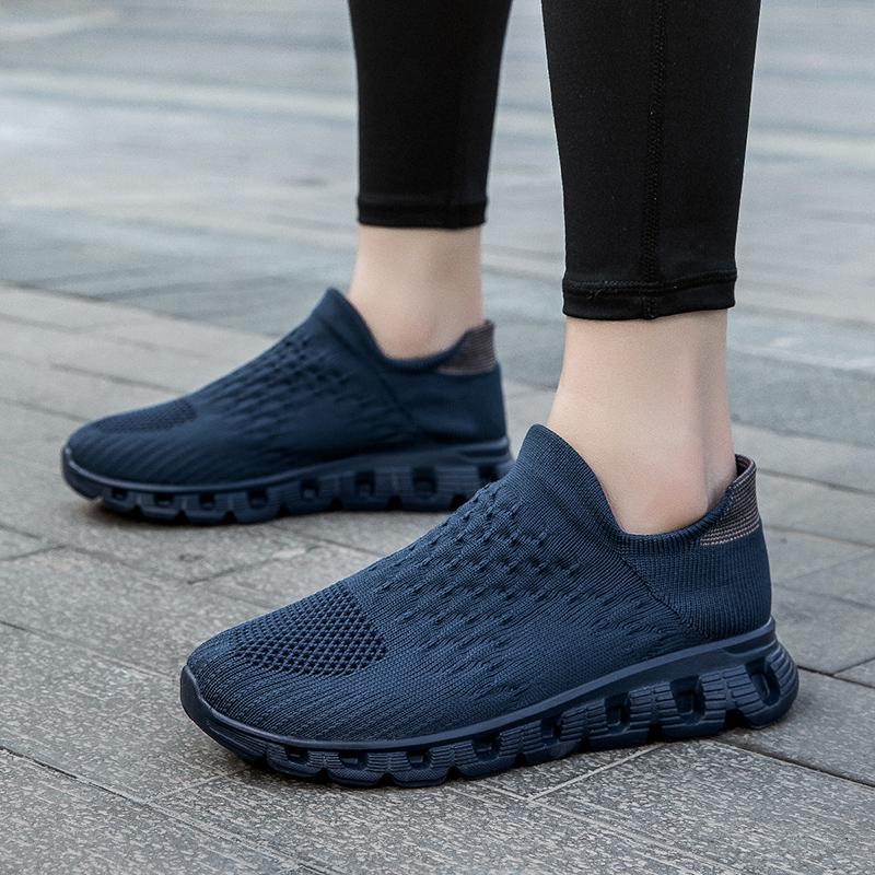 Unisex Sneakers Socks Shoes for Women Breathable Slip On Flats Unisex Platform Sneakers Casual Walking Men Shoes