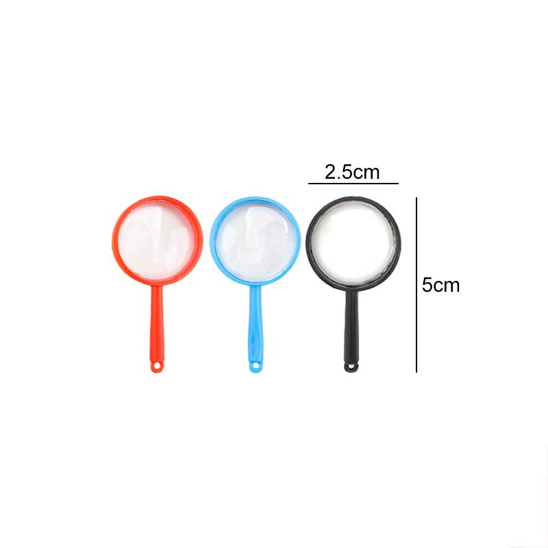 10/20/50pcs Mini Magnifying Glass Children Observation Tools School Outdoor Use Scientific Supplies Handheld Portable TMZ