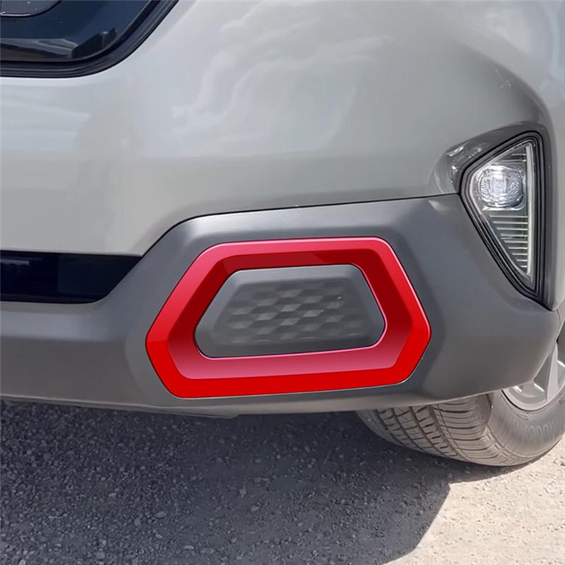 A03Z-Car Front Fog Lamp Frame Fog Light Eyebrow Trim Sticker For Subaru Forester 2025 ,B