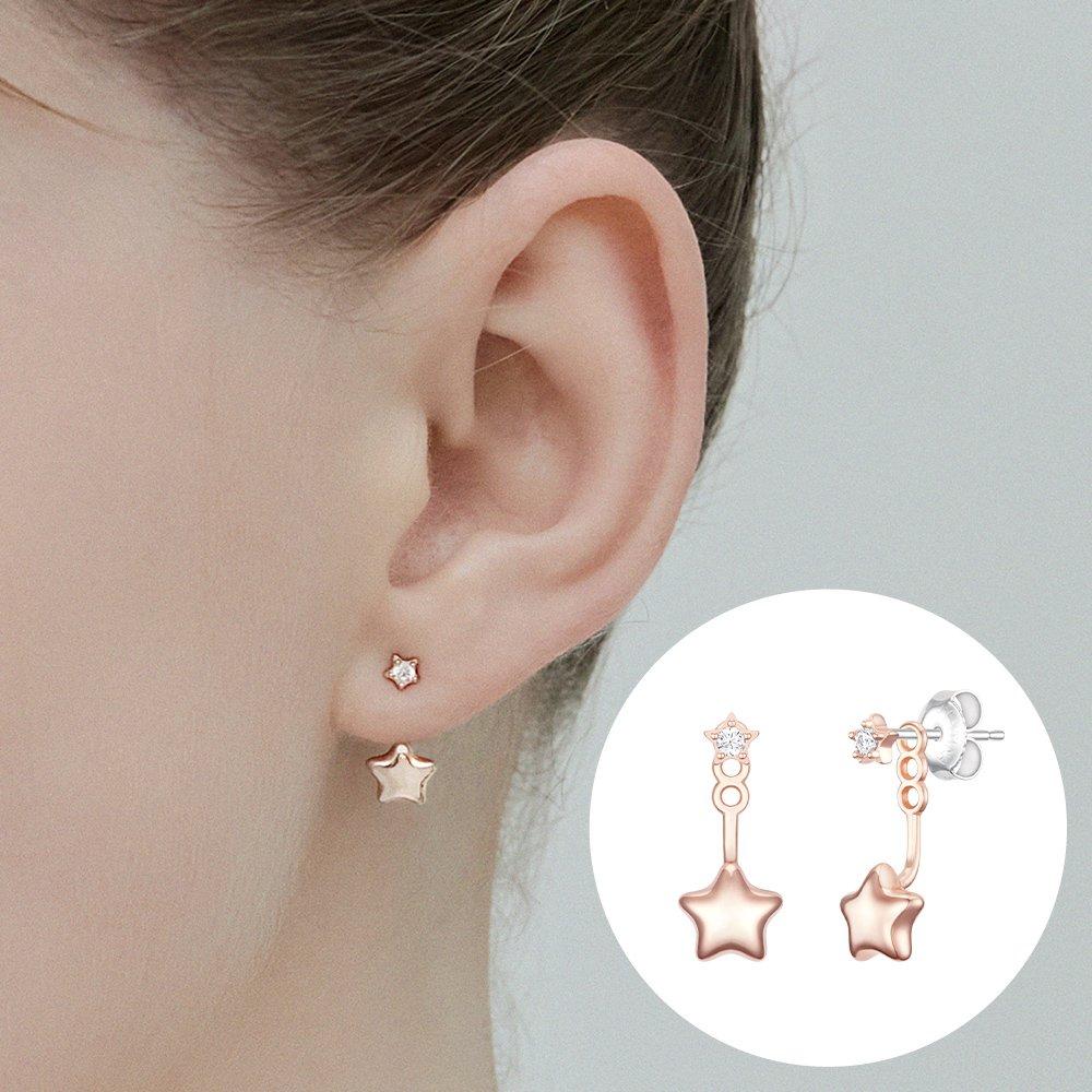 Lala J Star Ear Jacket Earrings (Jjljeq5B1300Sr000)